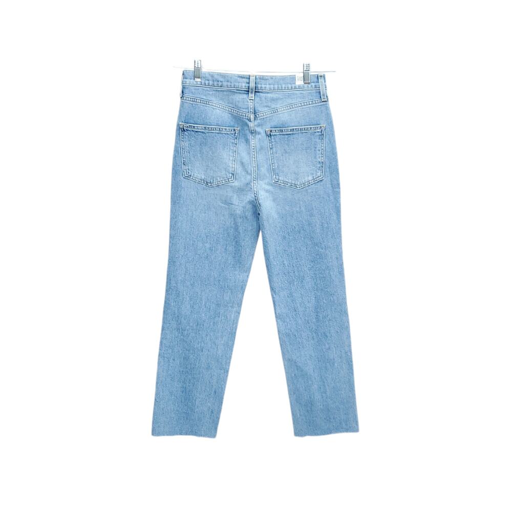 FRANK & EILEEN High Rise Light Wash The Monaghan Mom Crop Jeans - Picture 11 of 16